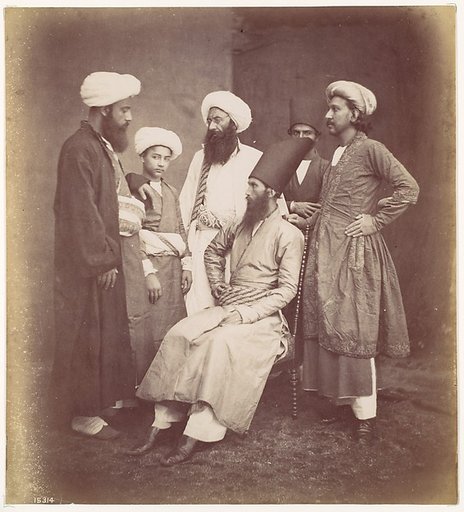 [Six East Indian Men]