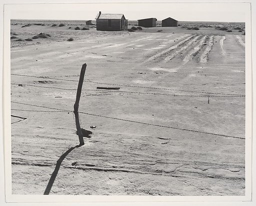 Abandoned Farm in the Dustbowl, Coldwater District, near Dalhart, Texas, June
