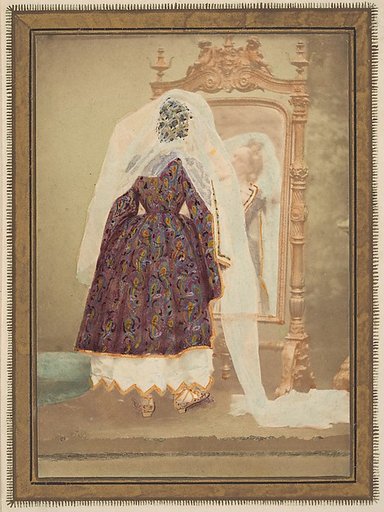 [La Comtesse in robe de piqué or as Judith (?)]