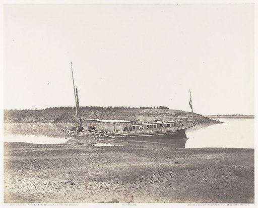 Louksor, Petit Bras du Nil - Barque de Voyageurs