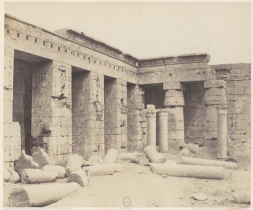 Médînet-Abou (Thèbes). Constructions Postérieures - Deuxiéme Cour