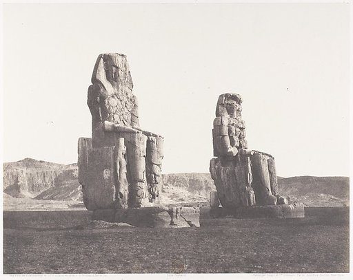 Gournah (Thèbes), Colosses (Celui de Droite, Dit de Memnon)