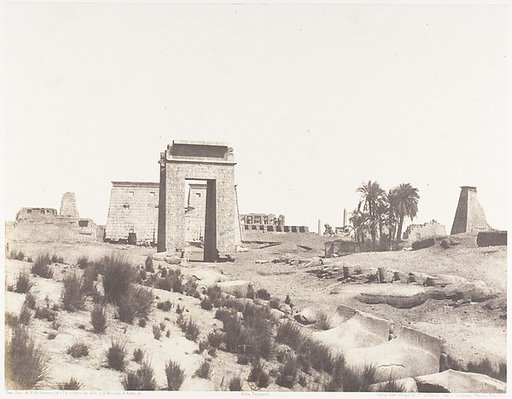 Karnak (Thèbes), Vue Générale des Ruines Prise du Point B