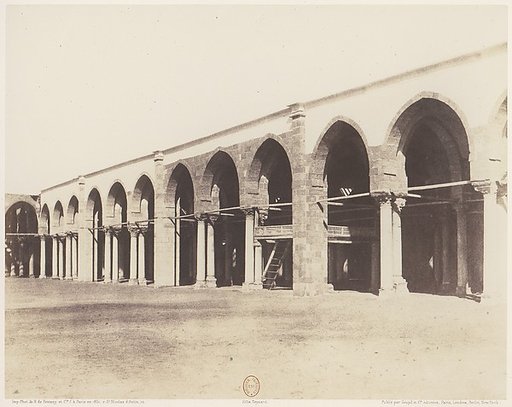 Le Kaire, Mosquée d'Amrou - Intérieur - Côté du Sanctuaire