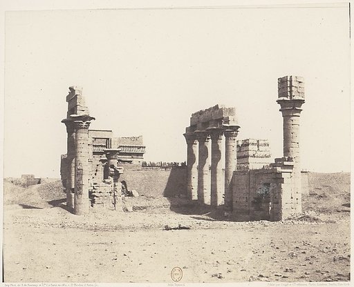 Erment (Hermonthis), Vue Générale des Ruines -Temple et Mammisi
