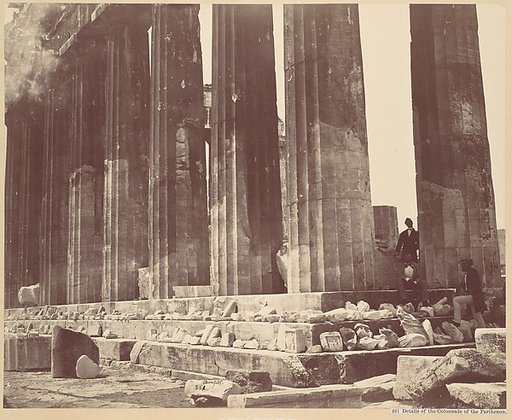 [Details of the Colonnade of the Parthenon, Athens]