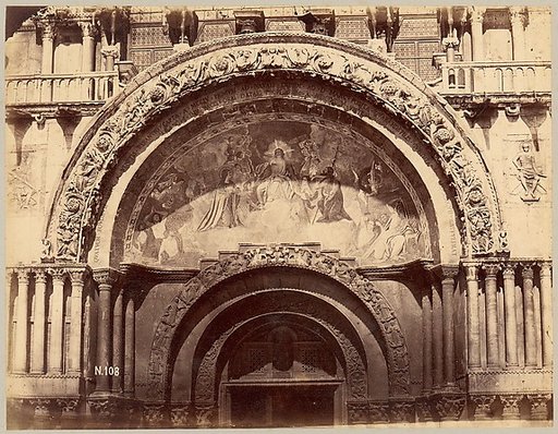 [Church Portal with Mosaic of Christ Enthroned in Majesty]