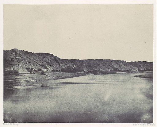 Nubie. Rive Orientale du Nil (Village de Bab). Vue prise au sud de Philoe