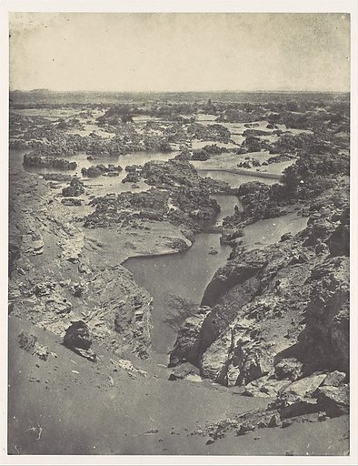 Nubie. Vue Cavalière de la Seconde Cataracte