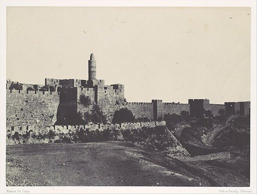 Palestine. Jérusalem. Partie occidentale des Murailles