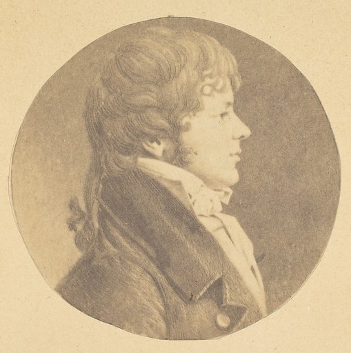 [Mezzotint portrait of John C. Huber in Profile, from The St. Memin Collection of Portraits]