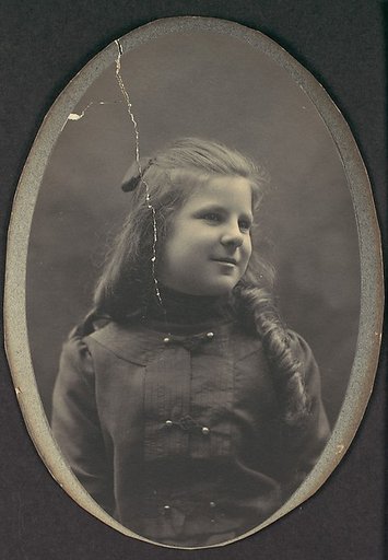 [Girl with Ringlets, Half Length]