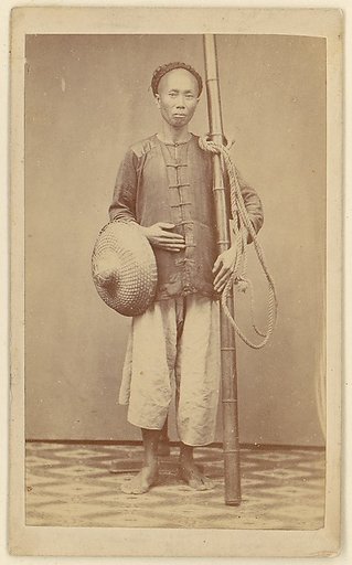 [Man with Bamboo Pole]