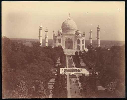 View of the Taj Mahal from the Gate, Agra