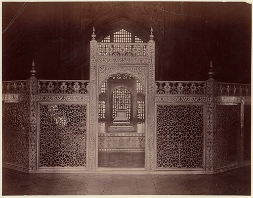 [Interior of Taj Mahal, Agra]