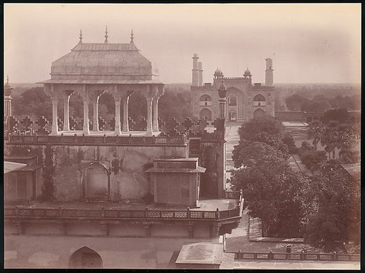 [Akbar's Tomb and Gardens, Sikandra, India]