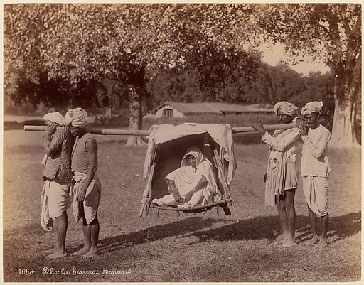 Dhoolie Bearers - Benares
