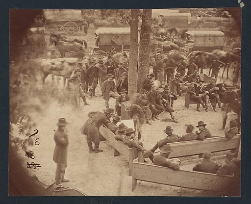 General Grant's Council of War, Massaponax Church, Virginia