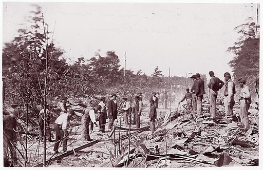 [Repairing Orange and Alexandria Rail Road Near Catlett's Station, After its Destruction by the Confederates]