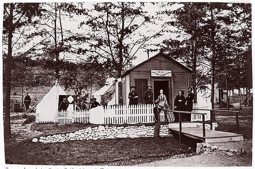Sanitary Commission Office. Convalescent Camp, Alexandria, Virginia