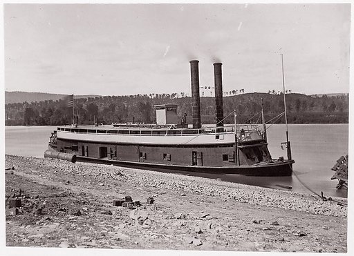 "General Grant" at Kingston Gap, Tennessee River