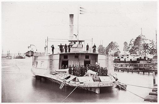 U.S. Gunboat "Commodore Perry" on Pamunkey River