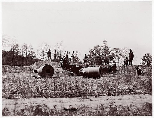 Pontoon Bridge at Deep Bottom, James River