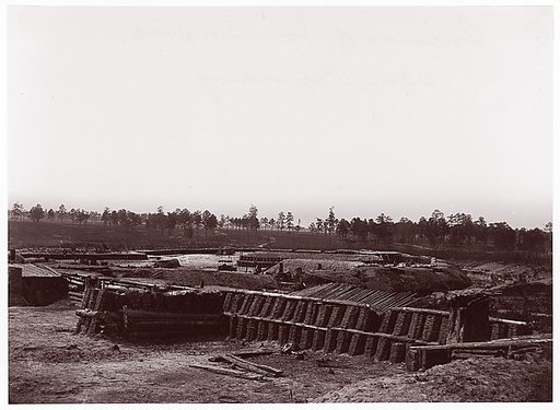 Interior of Fort Sedgwick, before Petersburg