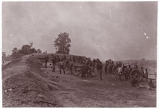 Outer Confederate Line, Petersburg, Captured June 15, 1864