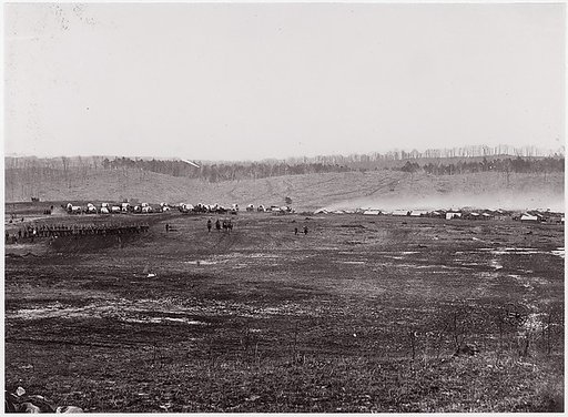 [Winter Quarters of a Cavalry Regiment in the Army of the Potomac, Near Brandy Station, Virginia]