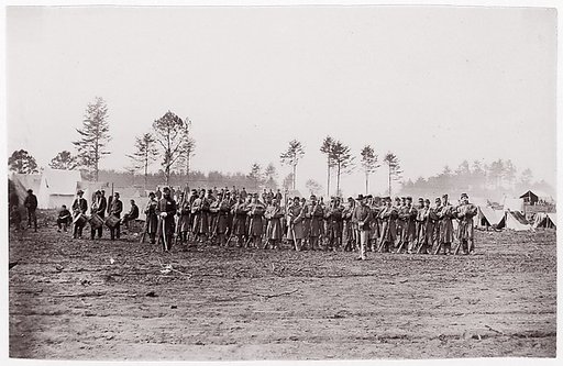 [Regiments - unidentified].  Brady album, p. 156