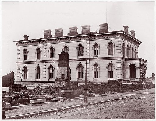 Custom House, Richmond, Virginia (after evacuation)