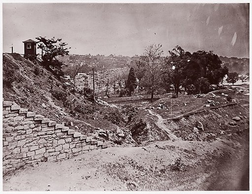 [Ruins of Richmond and Petersburg Railroad Bridge, Richmond, Virginia]