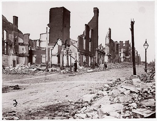 Ruins in Carey Street, Richmond
