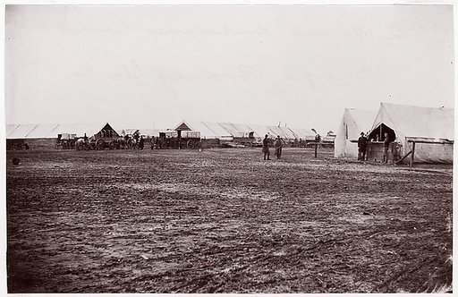 [Winter Quarters of Quartermaster's Department, 6th Army Corps, Near Hazel River, Virginia]