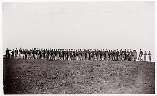 [Line of Soldiers, 139th Pennsylvania Infantry]