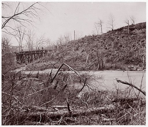 Bull Run. Bridge near Union Mills (destroyed seven times)