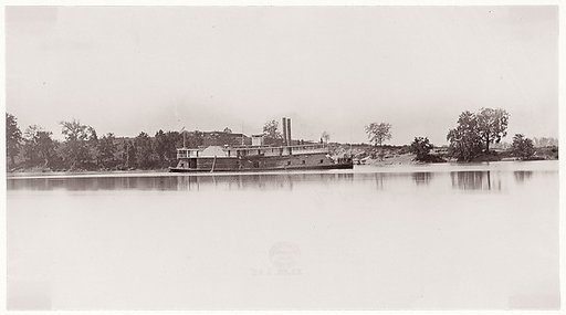 U.S. Gunboat at Kingston Gap
