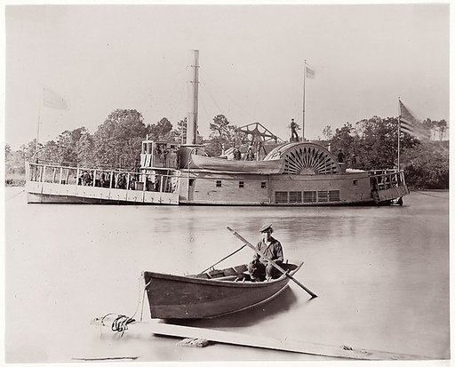 [U.S. Gunboat].  Brady album, p. 161