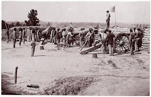 Colored Battery, Petersburg, June