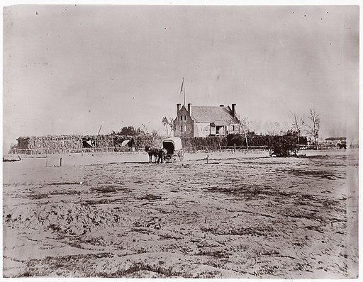 [Yellow House [also known as Yellow Tavern], Headquarters of the 6th Army Corps, Warren Station, in Front of Petersburg, Virginia]