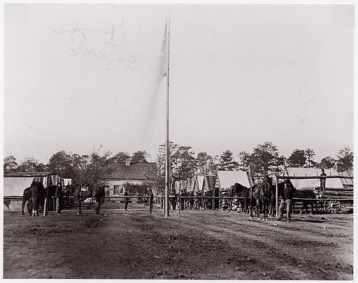 Headquarters, 10th Army Corps, Hatcher's Farm, Virginia