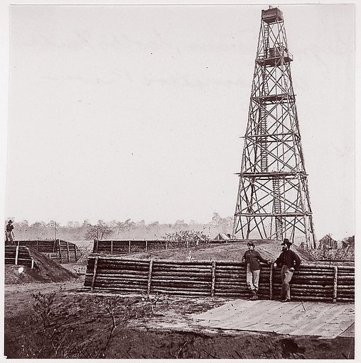 [Signal Tower at Point of Rocks, Appomattox River, Virginia]