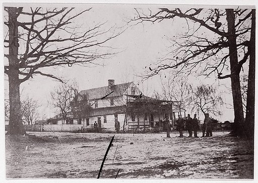 [House framed by trees].  Brady album, p. 123