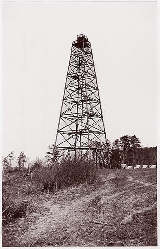 [Crow's Nest Signal Tower, Right of Bermuda Hundred, Virginia (Army of the James Signal Tower, Left of Bermuda Hundred Lines, Virginia)]