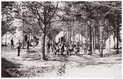 [Convalescent Camp near Alexandria, Virginia]