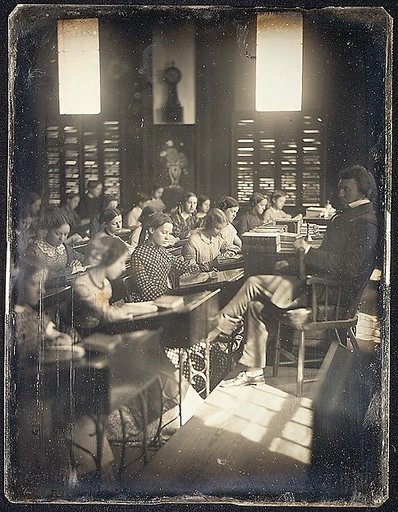 Classroom in the Emerson School for Girls