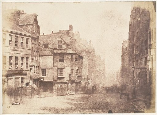 Edinburgh. The High Street with John Knox's House