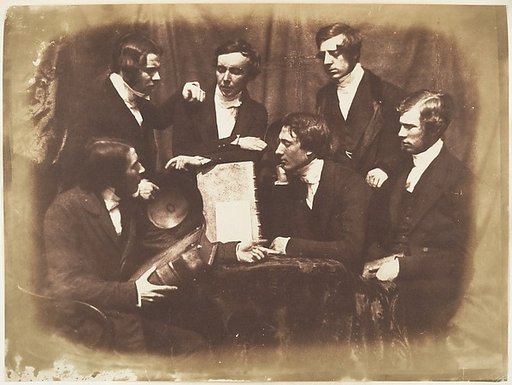 Prof. Fraser, Rev. Welsh, Rev. Hamilton, and Three Other Men