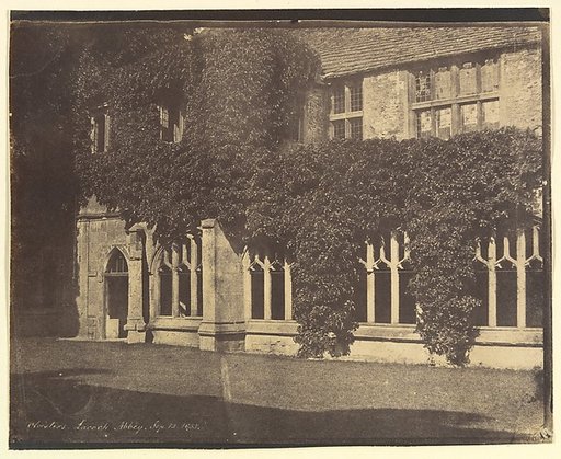 Lacock Abbey, Cloisters, September 12, 1855 [?]